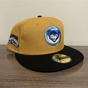 Hat Club Chicago Cubs New Era 59FIFTY Size 7 1/8 Wrigley Field Patch Copper NWT